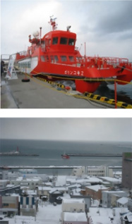 ガリンコ号とオホーツク海